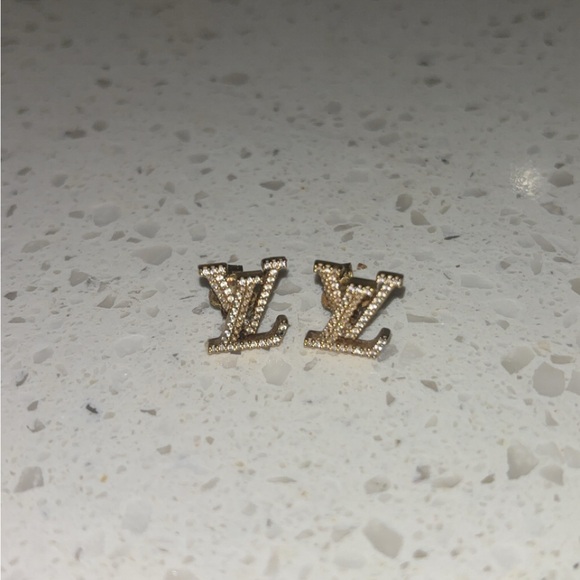 LOUIS VUITTON ICONIC STRASS EARRINGS - Picture 4 of 8